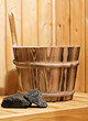 Sauna Aufguss | Aufgusseimer | Saunasteine