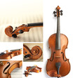 violin collage