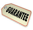 Guarantee Word Price Tag Warranty Buy Product