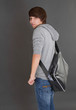 Foto: Teenager mit Schultasche Teenager mit Schultasche