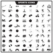 vector illustration of set of sport icon