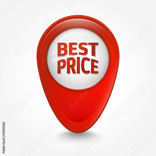 Vector: Puntatore 3D_rosso best price Puntatore 3D_rosso best price