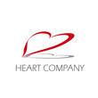 Vector logo heart