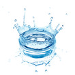 splash water isolated on white background