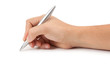 pen in the man's hand
