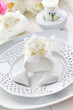Photo: Place setting in white Place setting in white