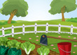 Vector: farm and gardening tools farm and gardening tools