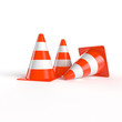 Pylon - Baustellenhütchen - Baustelle