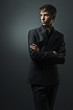 handsome man in a business suit