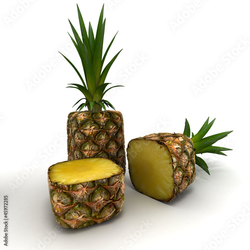 Illustration: Cubic pineapple Cubic pineapple