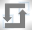 Illustration: abstrakt arrow abstrakt arrow