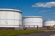 Photo: Refinery storage tanks Refinery storage tanks