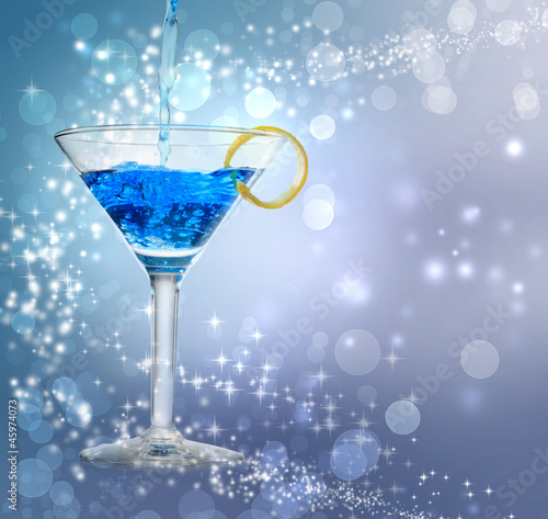 Photo: Blue cocktail Blue cocktail