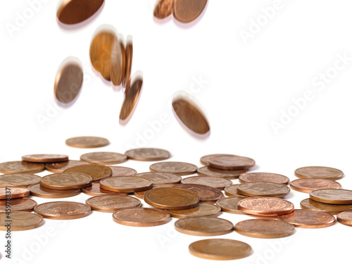 Photo: Falling coins Falling coins