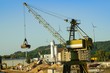 Kran am Hafen