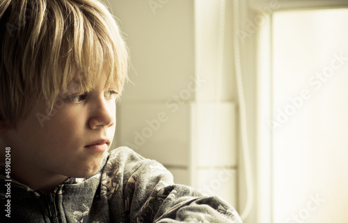 Photo: Sad lonely boy Sad lonely boy