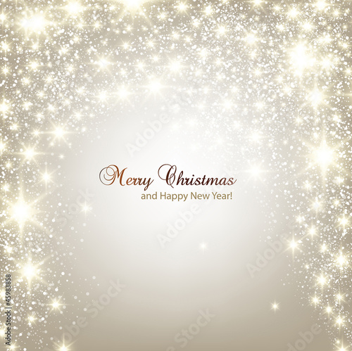 Vector: Elegant Christmas background with snowflakes and place for text. Elegant Christmas background with snowflakes and place for text.