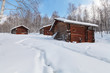 Old watermills, Siberia, Russia