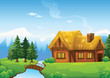 a house in nature