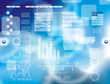 Modern virtual technology background