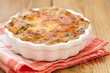Mushroom, chicken and cheese gratin