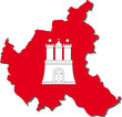Hamburg, Wappen, Stadtgrenze