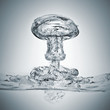 Foto: Nuclear explosion made of bubbles symbolizing water crisis Nuclear explosion made of bubbles symbolizing water crisis
