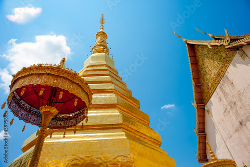 Photo: Wat Phra That Chae Hang, The north temple of thailand Wat Phra That Chae Hang, The north temple of thailand