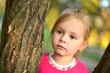 little girl in the park