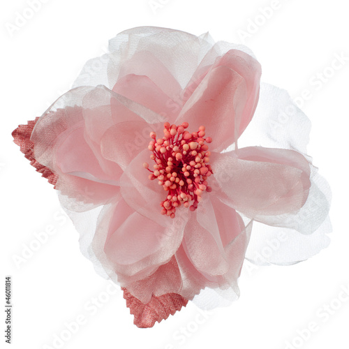 Photo: Pink fabric flower Pink fabric flower