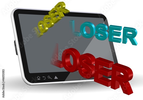 Illustration: Internet bullying Internet bullying