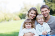 Smiling family