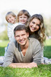 Smiling family