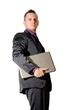 ragazzo elegante a lavoro