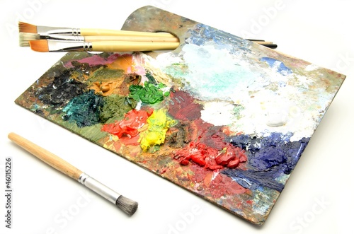 Photo: Paleta de pintor Paleta de pintor