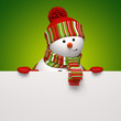 snowman banner