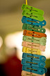 colorful clothes pegs