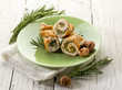 stuffed roll of turkey with chestnut and rosemary