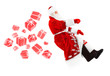 Photo: santa claus on invisible car santa claus on invisible car