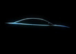 Sports Vehicle Silhouette