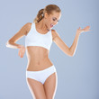 Portrait of a young healthy woman standing