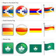 Nagorno Karabakh and South Ossetia, Macau Flag Icon