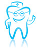Vector: Smiling doctor tooth Smiling doctor tooth