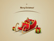 Santa sleigh with Gifts
