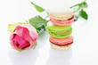 Photo: rose and macarons rose and macarons