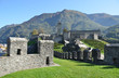 Ancient fortifications in Bellinzona, Switzerland