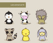 Vector: Animal set Animal set