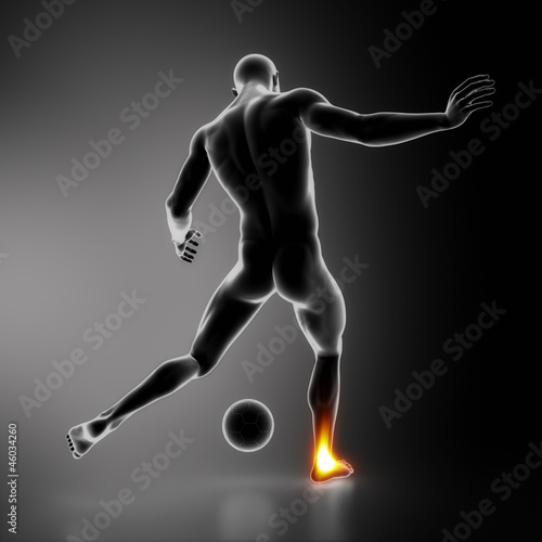 Illustration: Most stressed sportsman joints ANKLE Most stressed sportsman joints ANKLE
