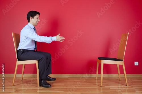 Photo: Handshake agreement Handshake agreement