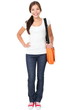 Photo: College university student woman College university student woman